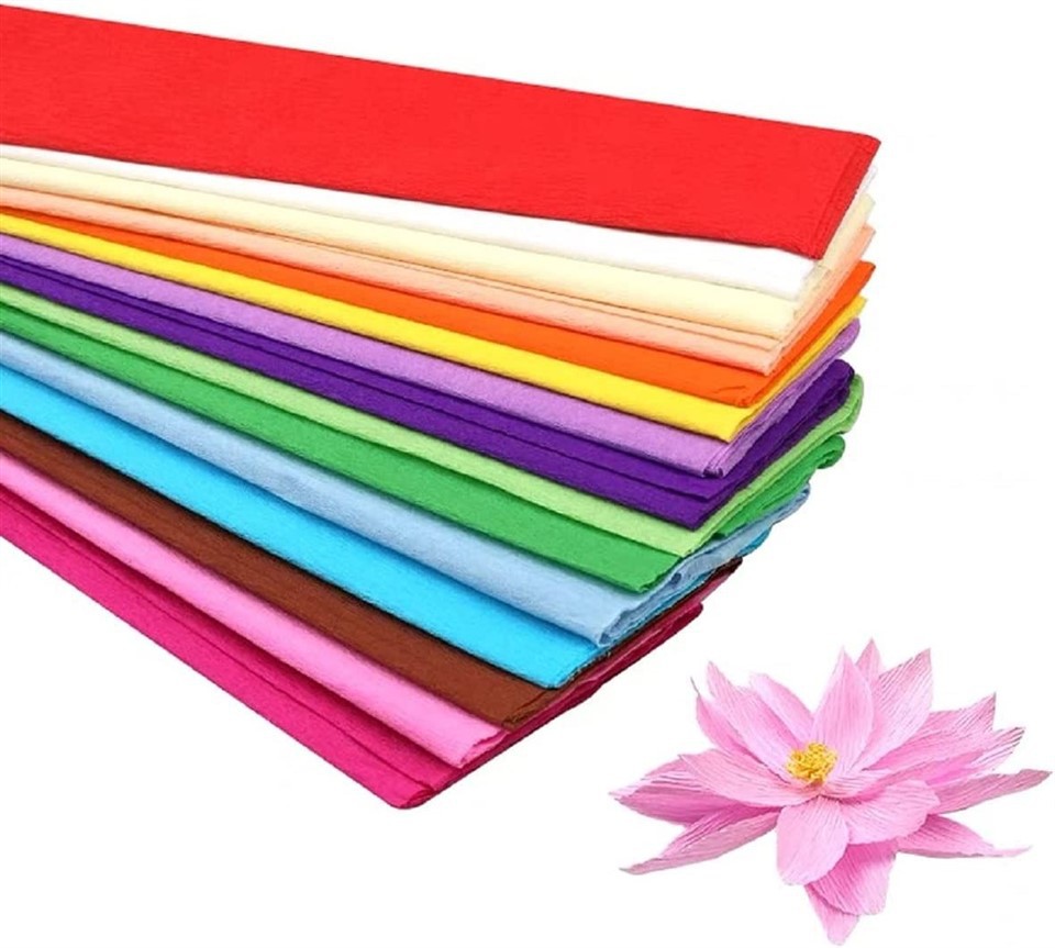 Papel Crepe For DIY Craft